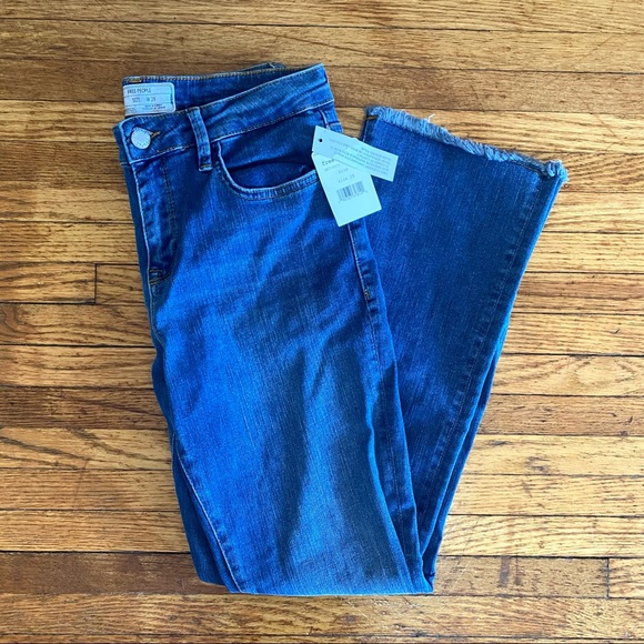 🤍BOGO🤍 Free People High Waist Crop Straight Leg Jeans - Picture 8 of 9